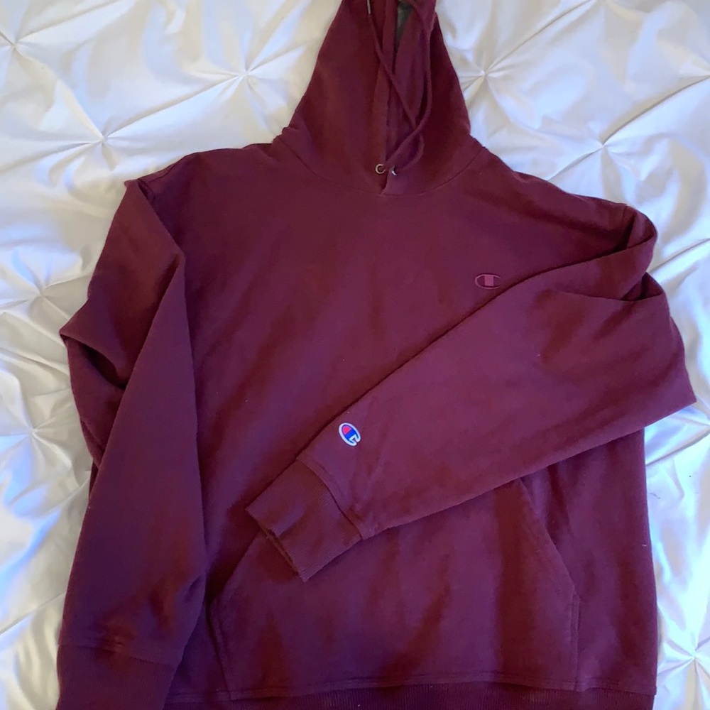 Champion Hoodie- Maroon (rarely worn)